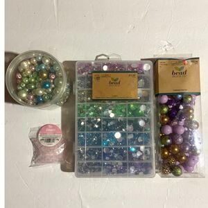 NIB BEAD DESIGN  Bubblegum Bead Mix  BAUBLE Jewelry Making HUGE LOT!
